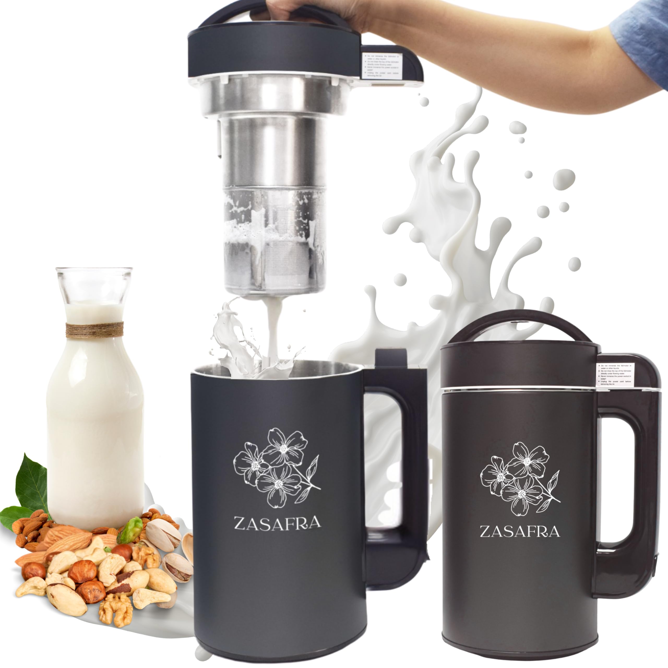 Amazon.com: Nut Milk Maker Machine 50oz/1.5L Stainless Steel